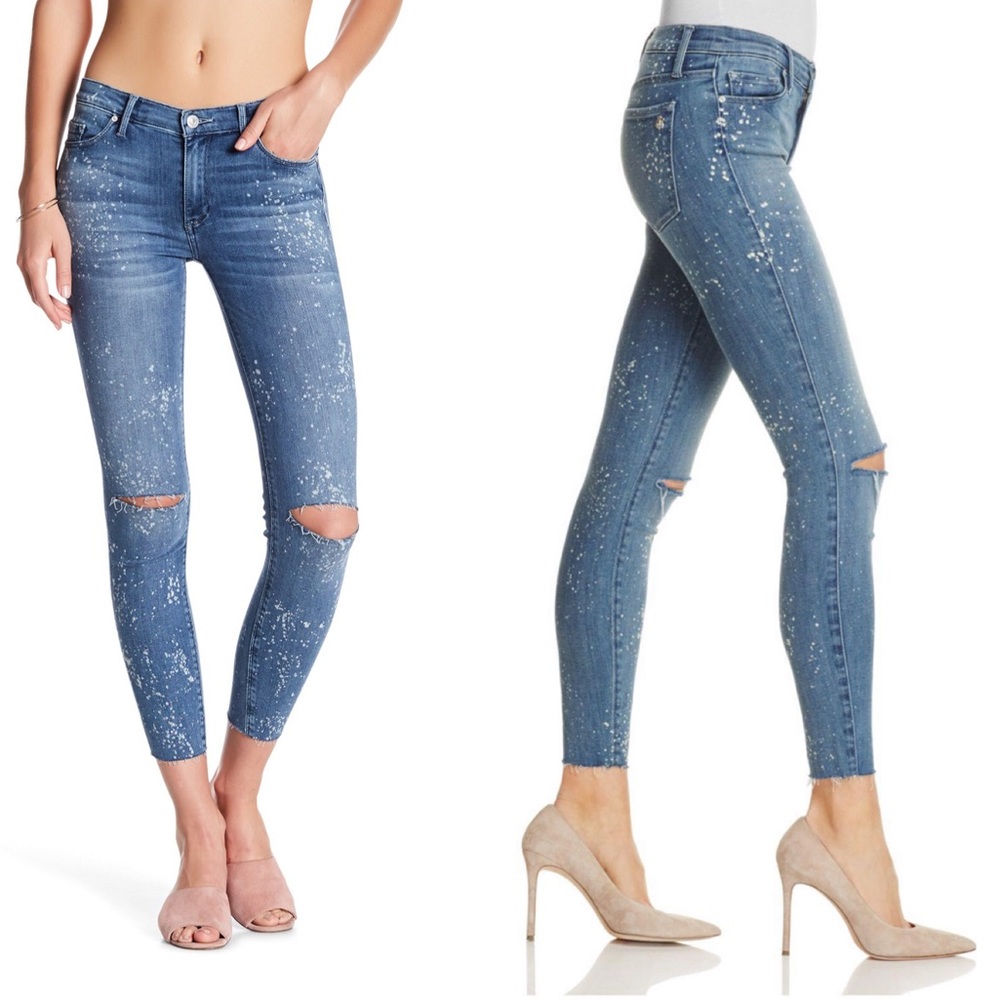 BLACK ORCHID NWT Noah Ankle Fray Jeans In Hysteria